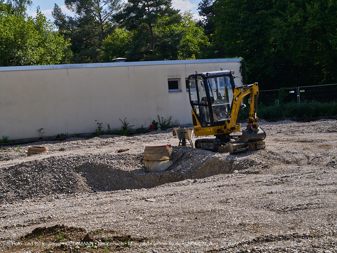 08.08.2022 - Baustelle zur Mütterberatung und Haus für Kinder